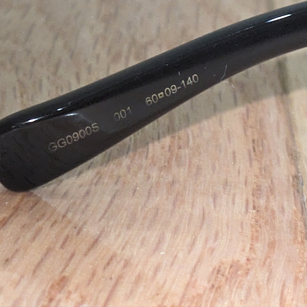 NEW GUCCI SQUARE-FRAME SUNGLASSES WITH GG LENS - Picture 4 of 11